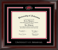 University of Arkansas Spirit Medallion Diploma Frame in Encore
