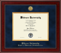 Widener University diploma frame - Presidential Gold Engraved Diploma Frame in Jefferson
