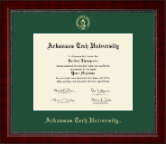 Arkansas Tech University Gold Embossed Diploma Frame in Sutton