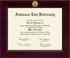Arkansas Tech University diploma frame - Century Gold Engraved Diploma Frame in Cordova
