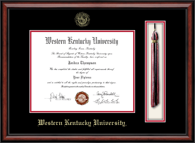 Western Kentucky University diploma frame - Tassel & Cord Diploma Frame in Southport