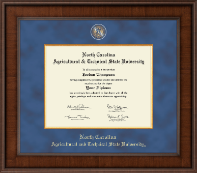North Carolina A&T State University diploma frame - Presidential Masterpiece Diploma Frame in Madison