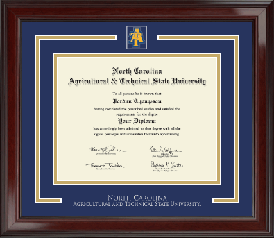 North Carolina A&T State University diploma frame - Spirit Medallion Diploma Frame in Encore