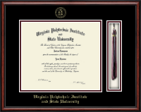 Virginia Tech diploma frame - Tassel & Cord Diploma Frame in Southport