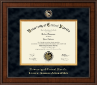 University of Central Florida Presidential Masterpiece Diploma Frame in Madison