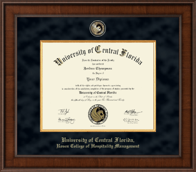 University of Central Florida diploma frame - Presidential Masterpiece Diploma Frame in Madison