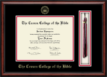 The Crown College of the Bible Tassel Edition Diploma Frame in Southport