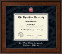 The Ohio State University diploma frame - Presidential Masterpiece Diploma Frame in Madison