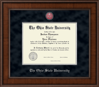 The Ohio State University diploma frame - Presidential Masterpiece Diploma Frame in Madison