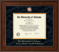 The University of Alabama Tuscaloosa diploma frame - Presidential Crimson Masterpiece Diploma Frame in Madison