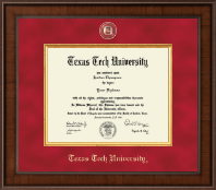 Texas Tech University Presidential Masterpiece Diploma Frame in Madison