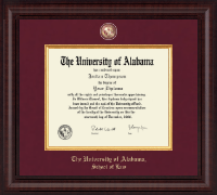 The University of Alabama Tuscaloosa diploma frame - Presidential Crimson Masterpiece Diploma Frame in Premier