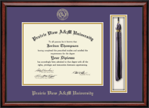 Tassel & Cord Diploma Frame