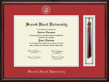 Sacred Heart University diploma frame - Tassel & Cord Diploma Frame in Southport