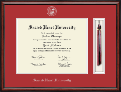 Sacred Heart University diploma frame - Tassel & Cord Diploma Frame in Southport