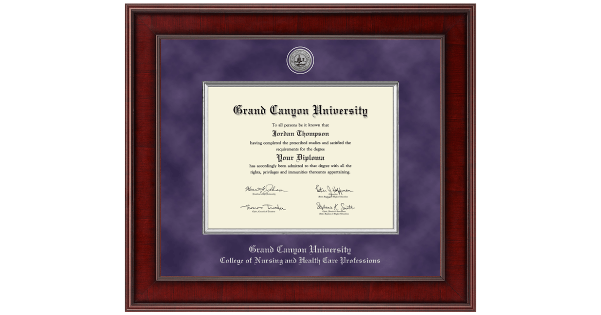 GCU College of Nursing and Health Care Professions Diploma Frames