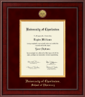 University of Charleston diploma frame - Presidential Gold Engraved Diploma Frame in Jefferson