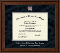 University of Nevada Las Vegas Presidential Pewter Masterpiece Diploma Frame in Madison