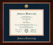 Auburn University diploma frame - Gold Engraved Medallion Diploma Frame in Murano