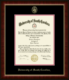 Gold Embossed Diploma Frame