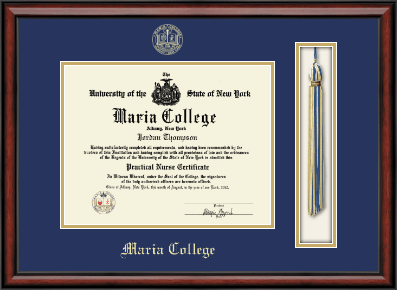 Maria College diploma frame - Tassel & Cord Diploma Frame in Southport