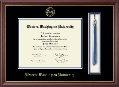 Western Washington University diploma frame - Tassel & Cord Diploma Frame in Newport