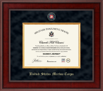 United States Marine Corps Presidential Masterpiece Certificate Frame in Jefferson