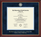 University of North Carolina Eshelman School of Pharmacy diploma frame - Masterpiece Medallion Diploma Frame in Kensington Gold