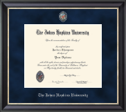 Johns Hopkins University diploma frame - Regal Edition Diploma Frame in Noir
