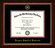 Rutgers University diploma frame - Gold Embossed Business Diploma Frame in Murano