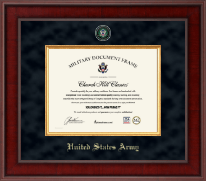 United States Army certificate frame - Presidential Masterpiece Certificate Frame in Jefferson