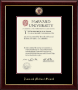 Harvard University Masterpiece Medallion Diploma Frame in Gallery