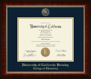 University of California Berkeley diploma frame - Masterpiece Medallion Diploma Frame in Murano