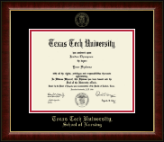 Texas Tech University diploma frame - Gold Embossed Diploma Frame in Murano