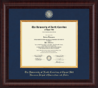 University of North Carolina Chapel Hill diploma frame - Presidential Masterpiece Diploma Frame in Premier