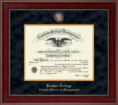 Boston College diploma frame - Presidential Masterpiece Diploma Frame in Jefferson