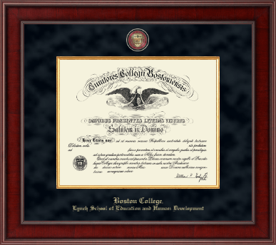 Boston College diploma frame - Presidential Masterpiece Diploma Frame in Jefferson