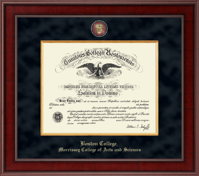 Boston College diploma frame - Presidential Masterpiece Diploma Frame in Jefferson