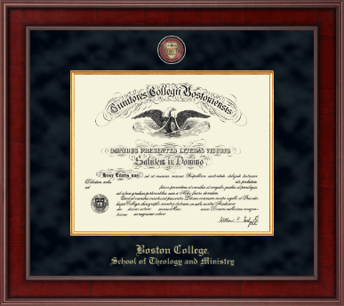 Boston College diploma frame - Presidential Masterpiece Diploma Frame in Jefferson
