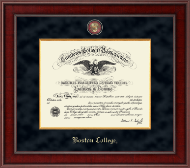 Boston College diploma frame - Presidential Masterpiece Diploma Frame in Jefferson