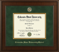Colorado State University diploma frame - Presidential Masterpiece Diploma Frame in Madison