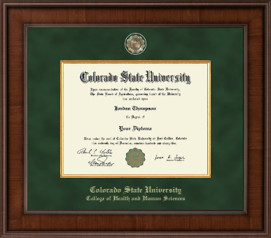 Colorado State University diploma frame - Presidential Masterpiece Diploma Frame in Madison