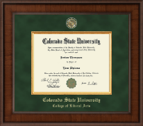 Colorado State University Presidential Masterpiece Diploma Frame in Madison