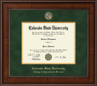 Colorado State University diploma frame - Presidential Masterpiece Diploma Frame in Madison