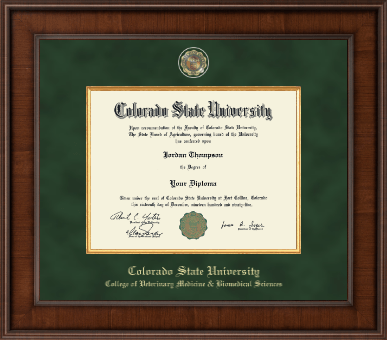 Colorado State University diploma frame - Presidential Masterpiece Diploma Frame in Madison