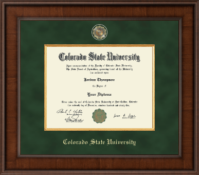 Colorado State University diploma frame - Presidential Masterpiece Diploma Frame in Madison