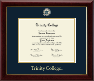 Trinity College diploma frame - Masterpiece Medallion Diploma Frame in Gallery