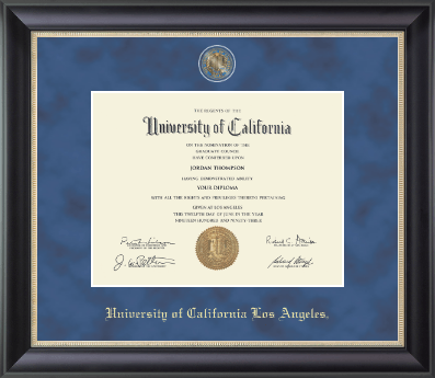 University of California Los Angeles diploma frame - Regal Edition Diploma Frame in Noir