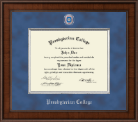 Presbyterian College diploma frame - Presidential Masterpiece Diploma Frame in Madison