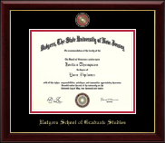 Rutgers University Masterpiece Medallion Diploma Frame in Gallery